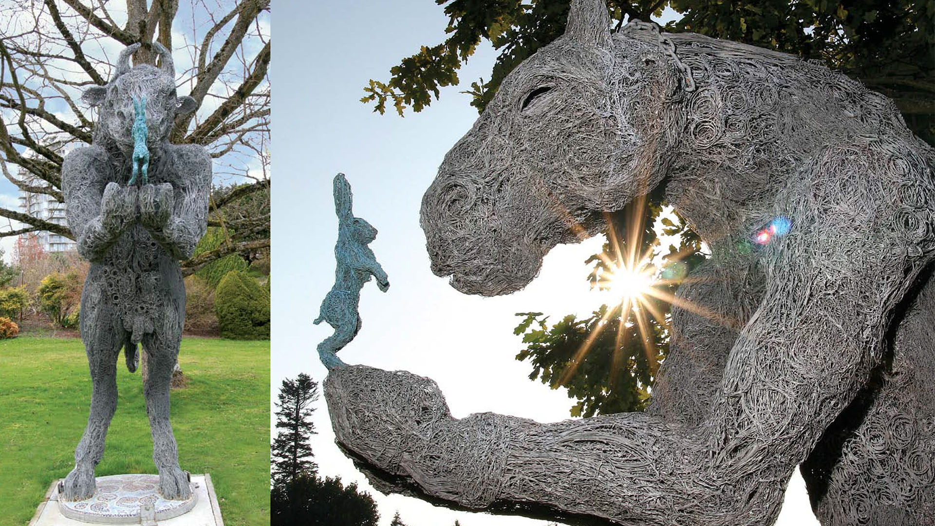 Sophie Ryder - Minotaur with Hare